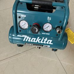 Brand New Makita MAC100Q Quiet Series, 1/2 HP, 1 Gallon Compact, Oil-Free, Electric Air Compressor