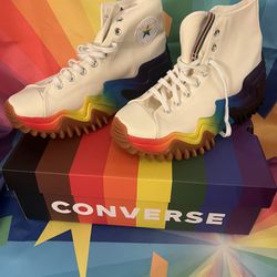 NEW Converse Run Star Motion Platform Pride Shoes men’s 10.5 RARE -No longer made