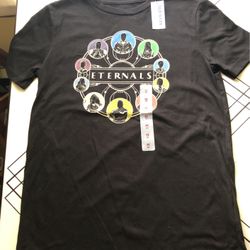 Boys Med Size 8, Black Tee