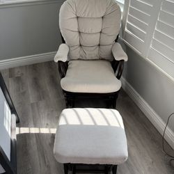 Glider And Ottoman Set