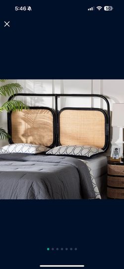 Anthropologie Rattan Headboard. Expensive Headboard 