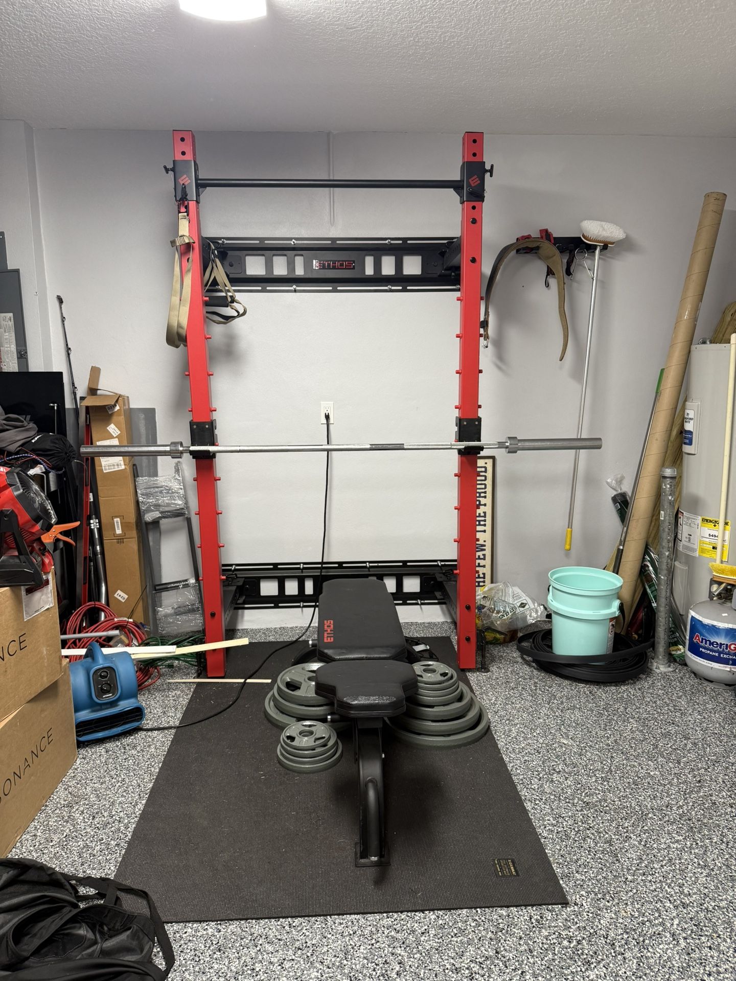 Wall Mount Weight Bench And Weights