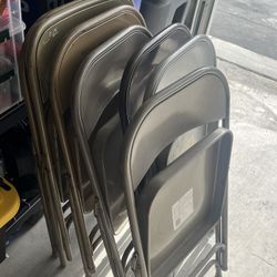 Metal chairs