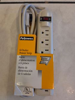 6 outlets power cord