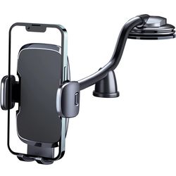 Car Phone Holder Mount [Flexible Gooseneck Long Arm] Phone Mount for Car Holder Dashboard Windshield [Washable Strong Suction Cup] Cell Phone Holder C