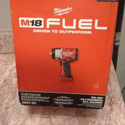 Milwaukee M18 Fuel 1/2" Impact Wrench, New in Box, Tool Only 