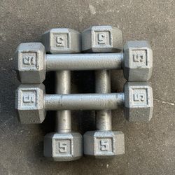 4 / 5 Lb Metal  Barbells 