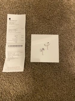 New airpod pro 2nd generation not used has receipt sealed