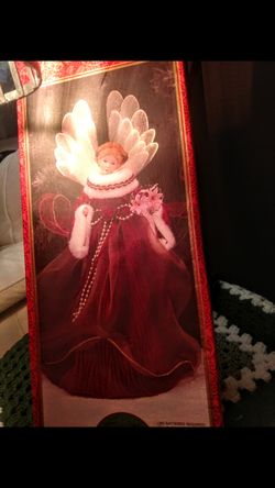 Fiber Optic Lighted Angel