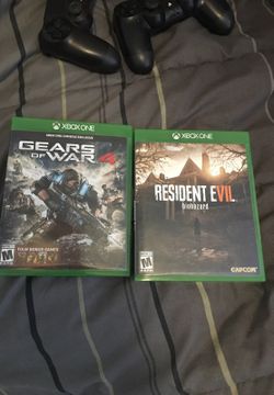 Gears of war 4 saga edition(4 bonus games), resident evil7