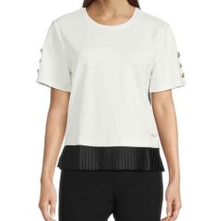 Women's Karl Lagerfeld Paris White Top XS