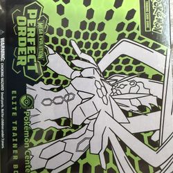 Perfect order Pokemon ETB- Pokemon Center X4