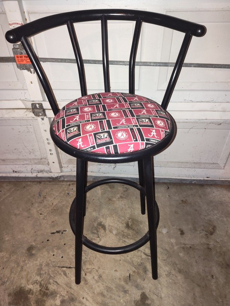 Alabama Crimson Tide Bar Stool
