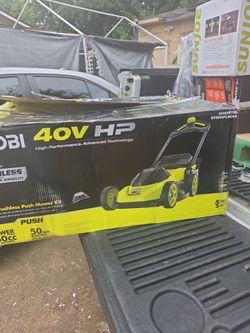 RYOBI
40V HP Brushless 20 in. Cordless Battery Walk Behind Push Lawn Mower with 6.0 Ah Battery and Charger STORE PRICE $359
