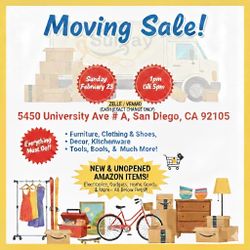 Moving Sale!