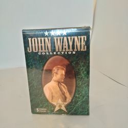 John Wayne Collection Hollywood Classics. 5 video pack NEVER OPENED! 