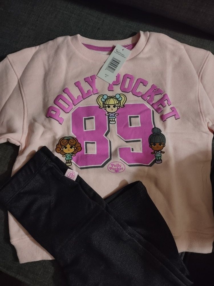 π Toddler Girls Polly Pocket Outfit (3T)