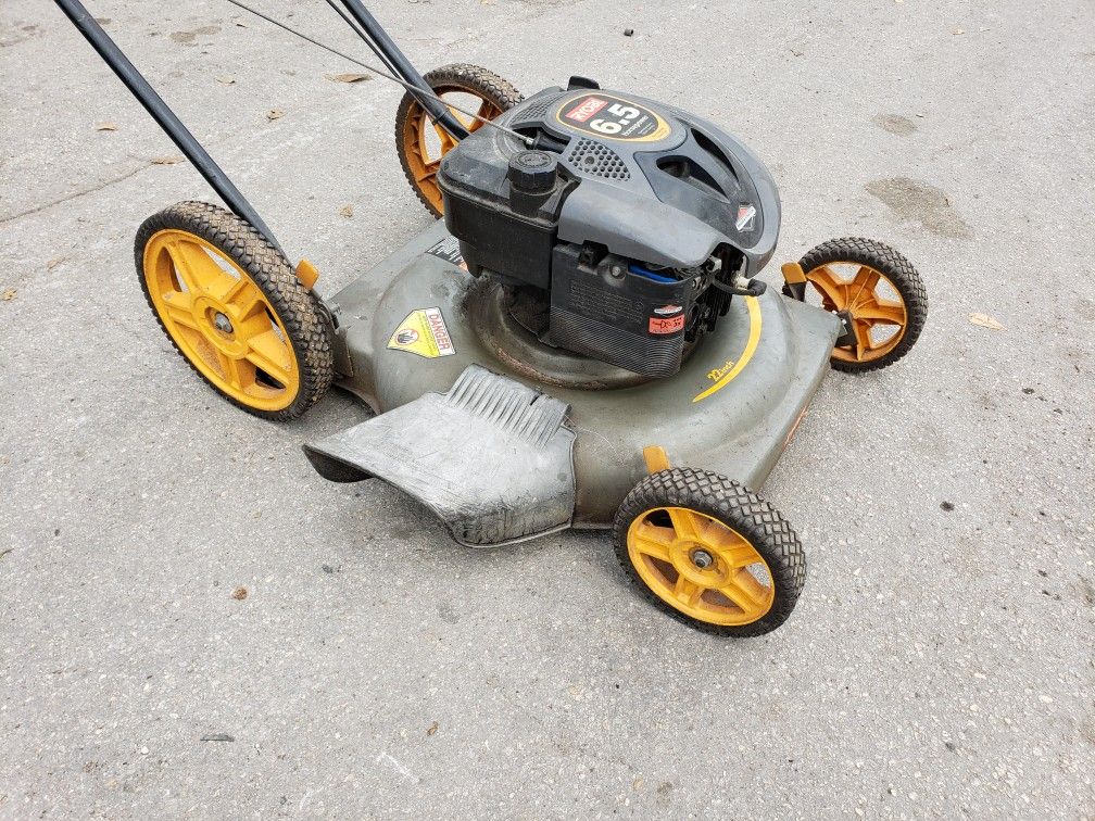 Lawn Mower 6.5hp 22"cut big wheel in the back