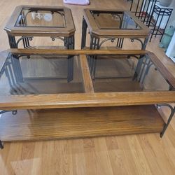 Coffee Table And 2 End Table