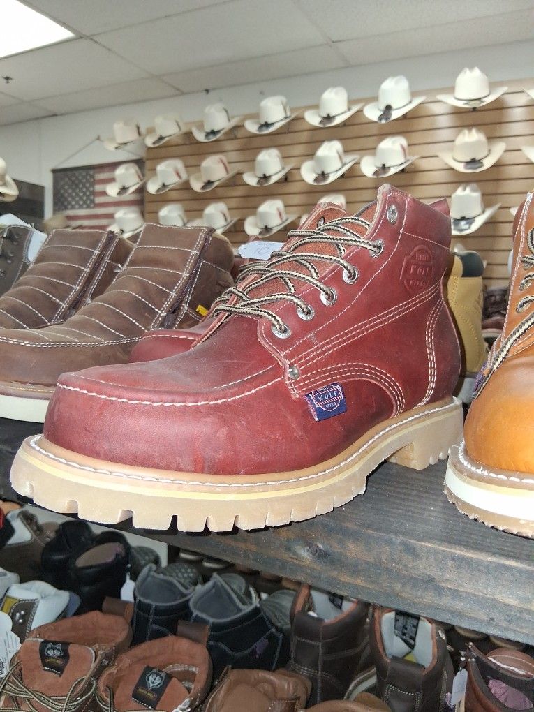 Botas De Piel De México Cómodas Para Trabajar