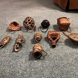 Vintage Hand Crafted Wooden Decorative