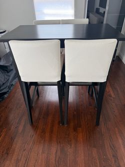 IKEA Bar Table + 4 Chairs