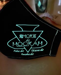 Glow in the dark face mask