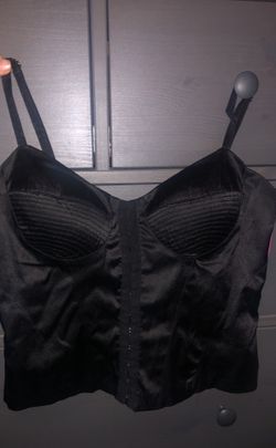 Black corset top