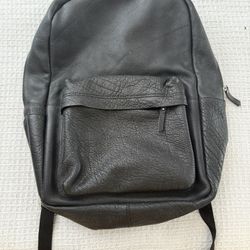 Faux Leather Backpack