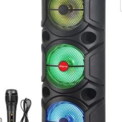 BLUETOOTH PORTABLE SPEAKER KARAOKE 🎵🎉🎈🥳🎤🔋