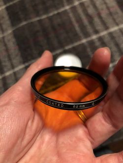 Spiralite Coated 52mm G Filter For Camera Orange Photography