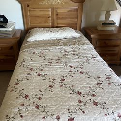 Twin Bed( Includes Mattress And Box spring)