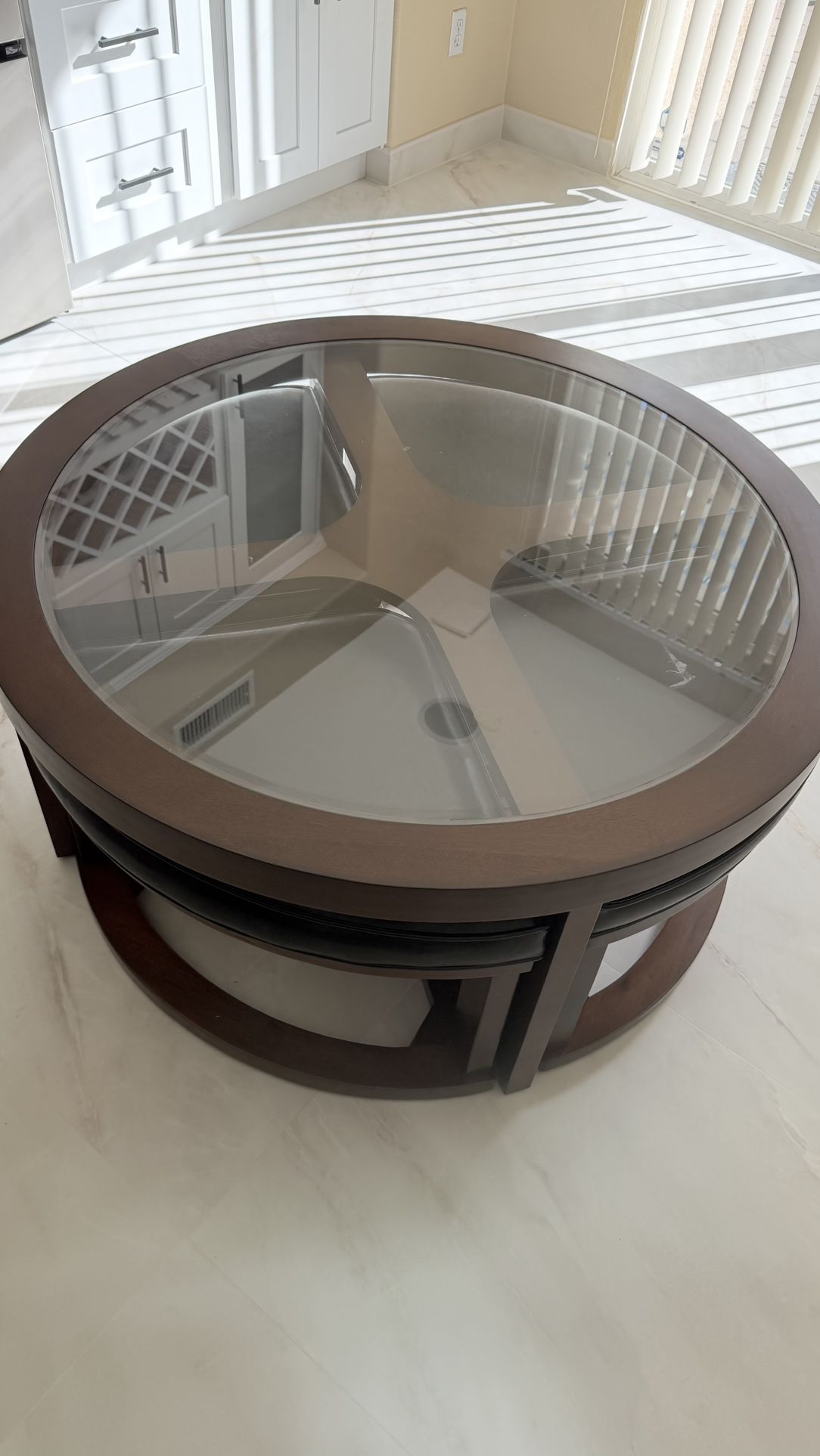 Copper Grove Kavanur Solid Wood Coffee Table and Chairs