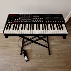 Akai MPK 249 MIDI Keyboard with stand and pedal
