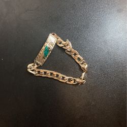 San Judas Gold Plated bracelet 