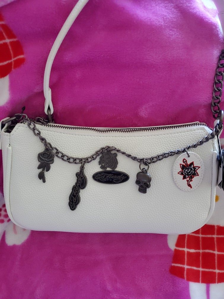 Bnwt Ed Hardy Halloween Purse