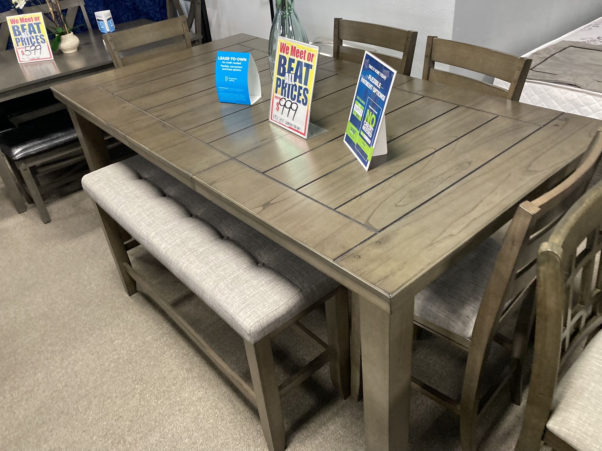 $899 Beautiful 6pc Dining Set ✨ Easy Purchase Available ✅