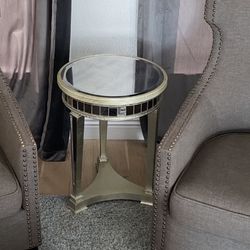 Mirrored Side Table