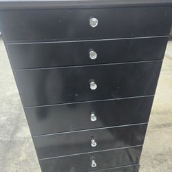 Dresser, Full Iron Bed, Center Table 