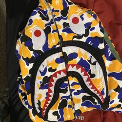 Blue Yellow Bape Hoodie (Maebashi Exclusive)