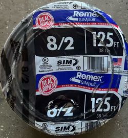 romex 8/2 125ft 200$