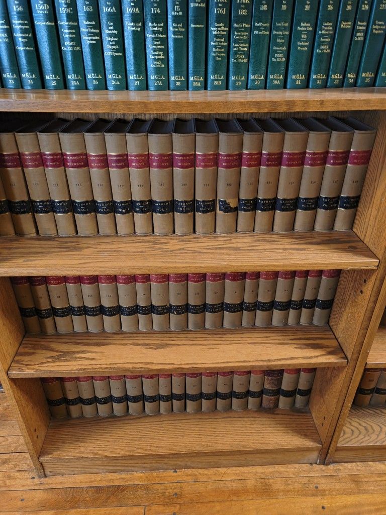  Massachusetts Law Books
