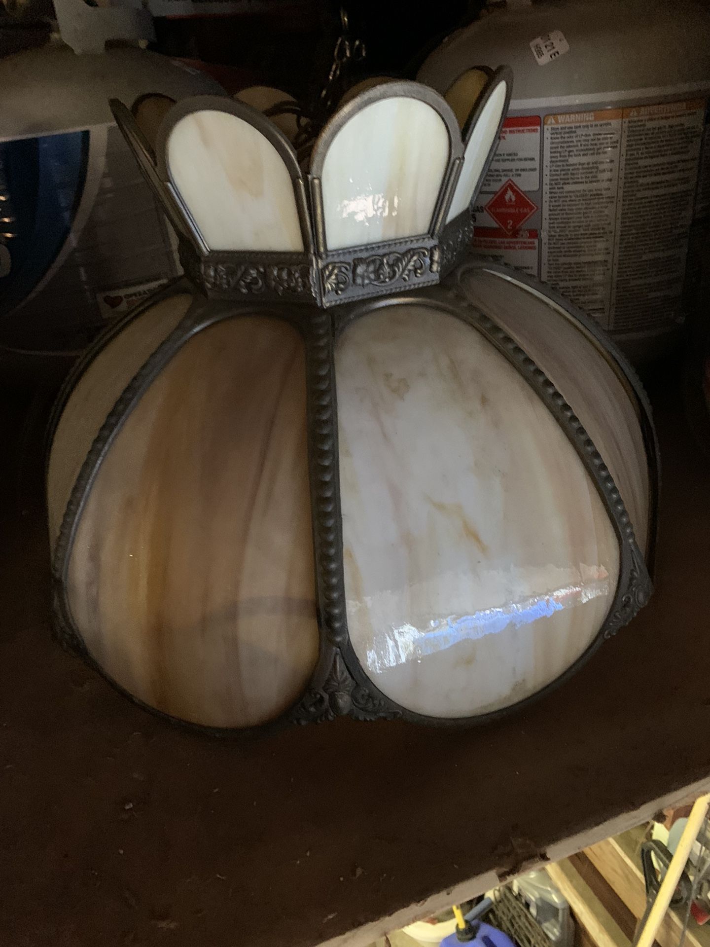Antique Tiffany Style Light Fixture