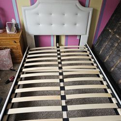 Full Leather Bed Frame
