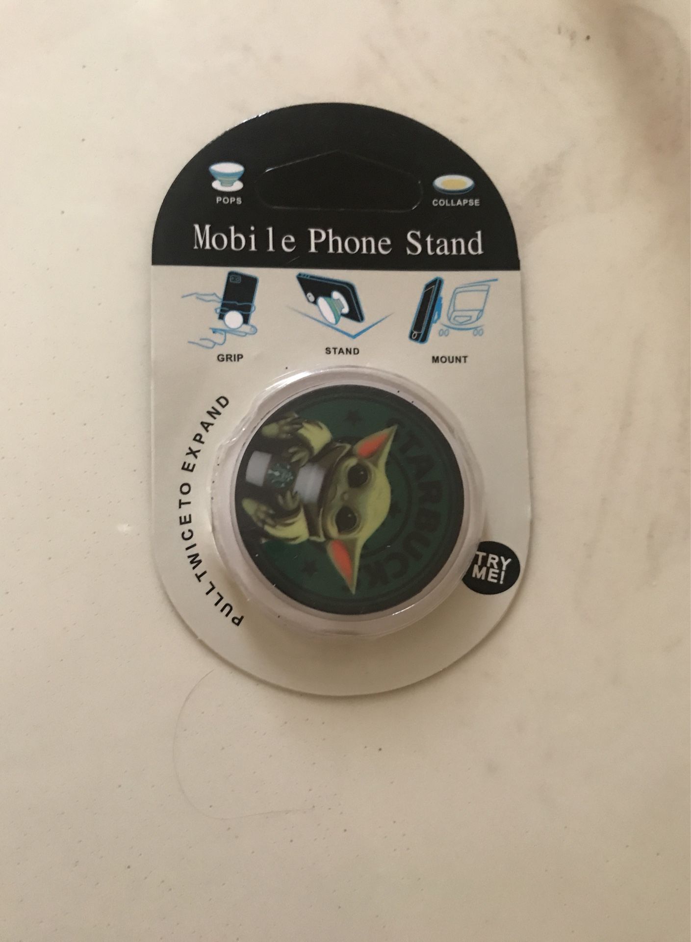 Starbucks Baby Yoda Phone stand