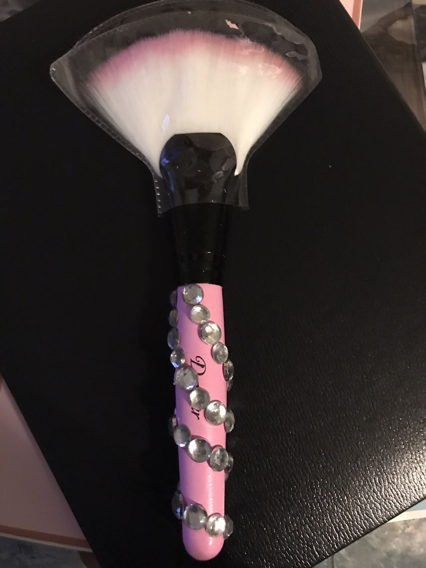 Bedazzled makeup brushes