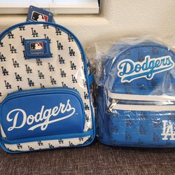 2 RETIRED Loungefly MLB Los Angeles Dodgers Mini backpacks