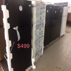 Open box new never used refrigerator