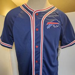 Buffalo Bills Baseball Style Jersey 