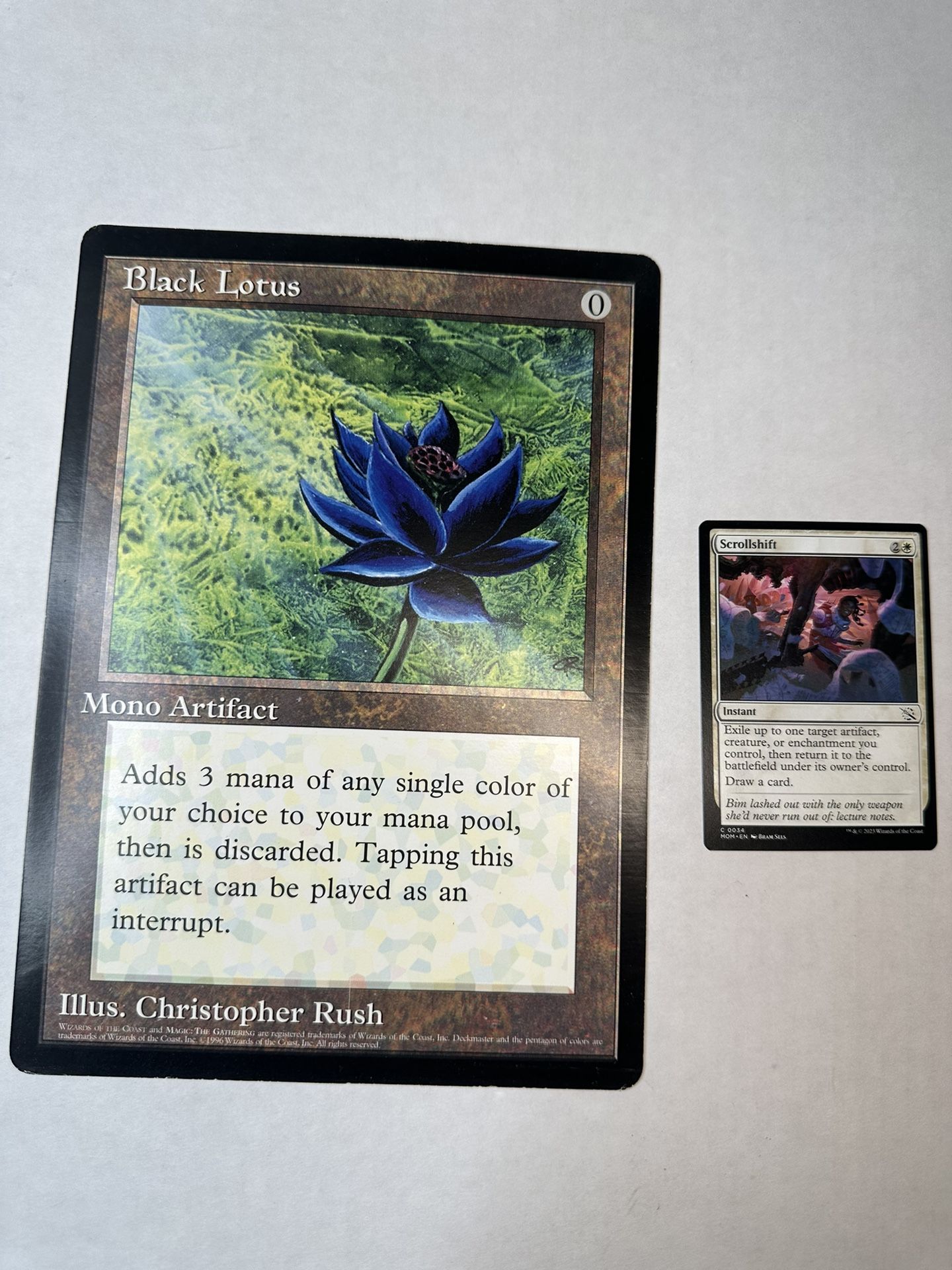 Magic the Gathering MTG Black Lotus Oversized Jumbo 6x9 Promo Card 1996  Scrye